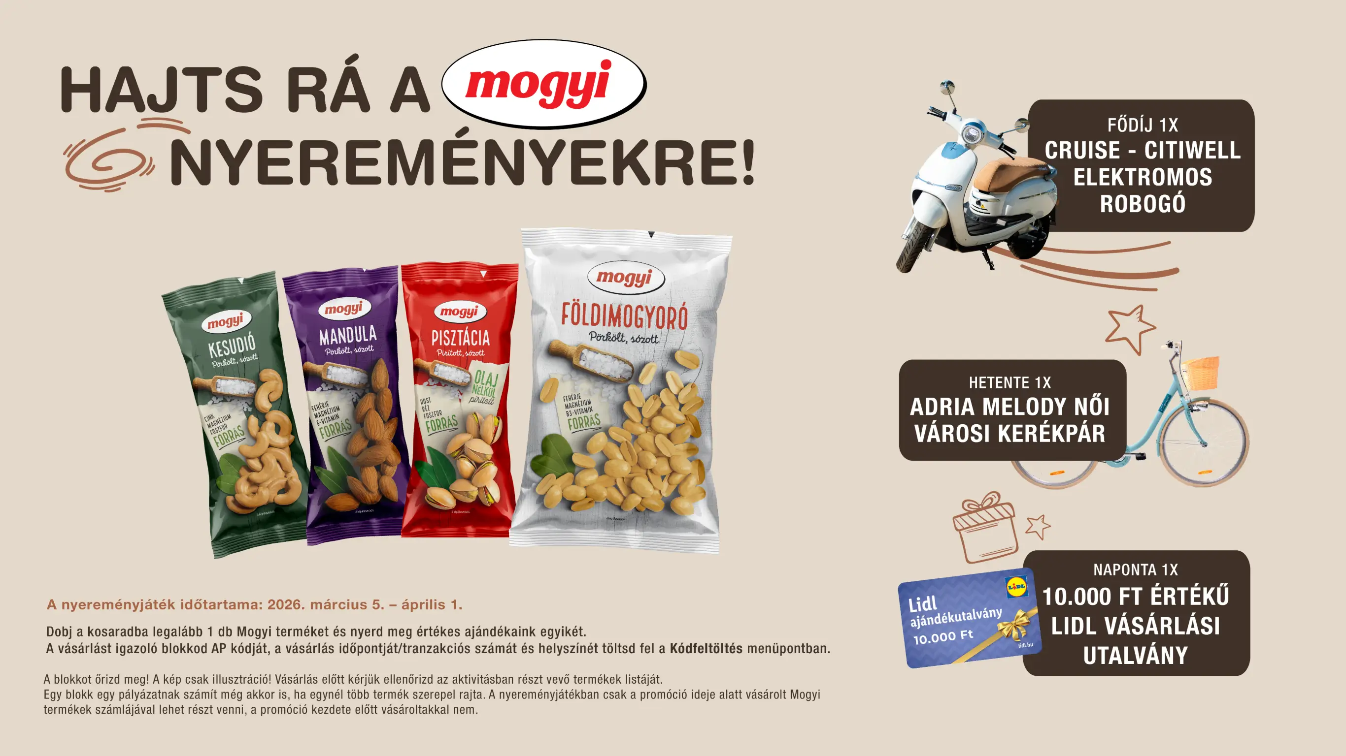 A promóció plakátképe.