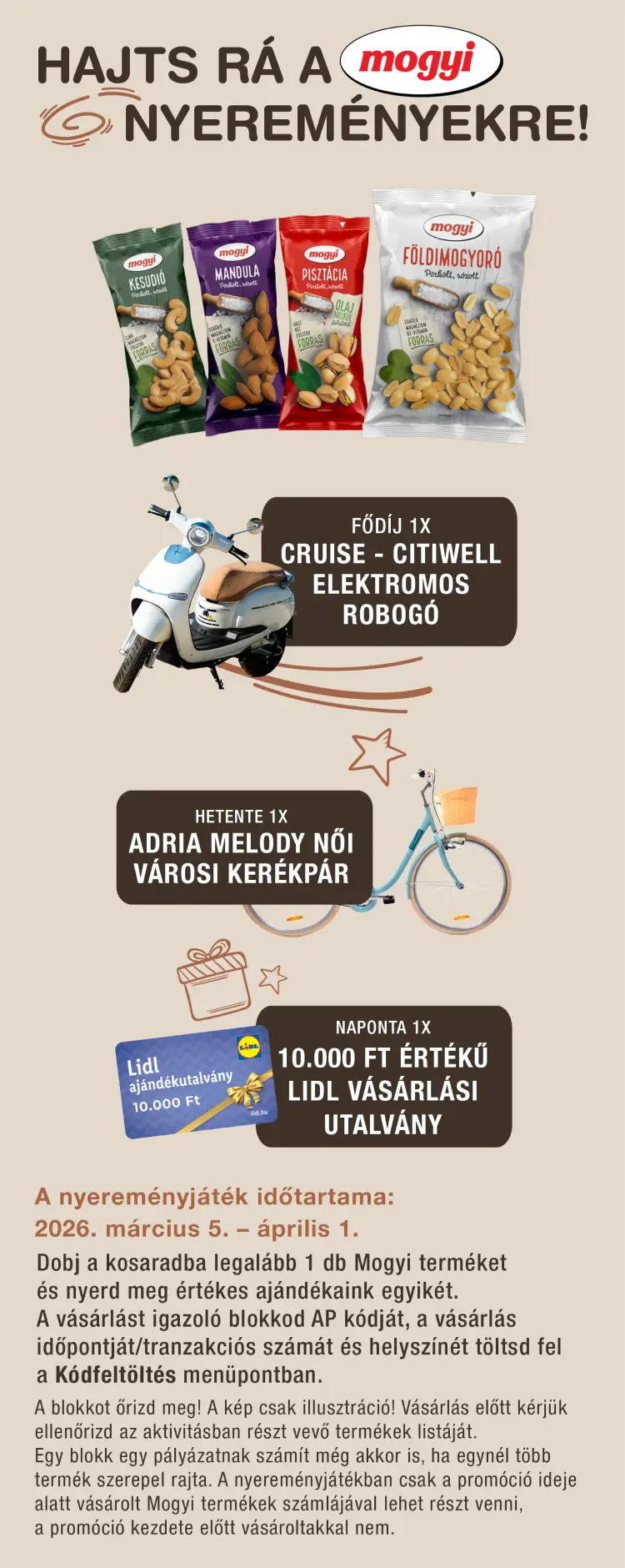 A promóció plakátképe.